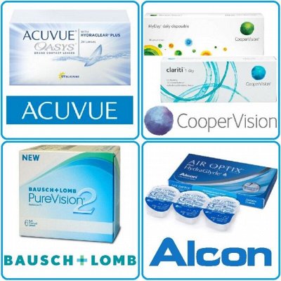 Контактные линзы Acuvue Bausch&amp;Lomb CooperVision Alcon