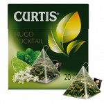 Чай Curtis Hugo Cocktail 1.8*20пак пирамид. зел. с мятой, лаймом и аром. цв. бузины