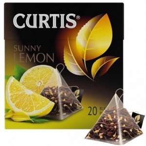 Curtis черный Curtis Sunny Lemon в пирамидках, 1.7*20пак