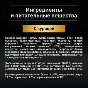 Сухой корм  Pro Plan для стерилизованных кошек и кастрированных котов, курица, 1,4 кг