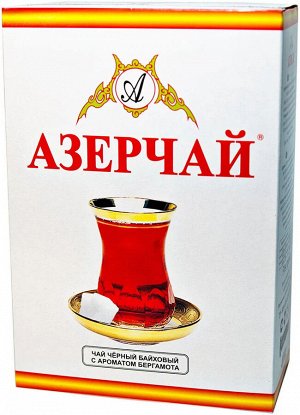 Чай Азерчай с ароматом бергамота 400гр,черн.байх.аромат.