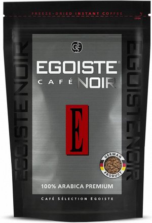 Кофе Egoiste Noir 70гр  сублим дой пак