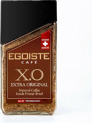 КМ Кофе Egoiste Х.О. 100гр  сублим+молот ст/б