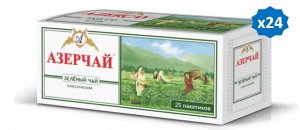 Чай Aзерчай зеленый 25пак