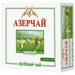 Чай Aзерчай зеленый классик 100пак