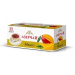 Чай Азерчай 25 пак манго NEW с конвертом,чёрный