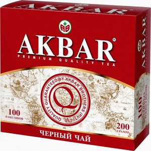 Чай Акбар с/я  Классическая серия  100пак х 2гр  черный