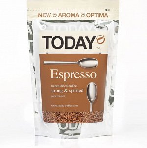 Кофе Today Espresso 150гр  сублим м/у