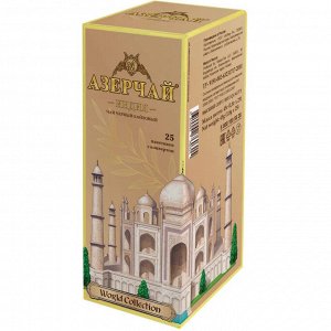 Чай Азерчай черный  Индия World collection с конв. 1,8грх 25пак