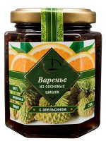 Варенье из сосновой шишки с апельсином 240гр.