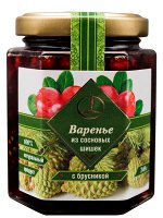 Варенье из сосновой шишки с брусникой 240гр.*12