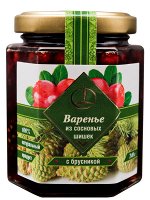 Варенье из сосновой шишки с брусникой 240гр.