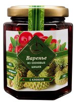 Варенье из сосновой шишки с клюквой 240гр.