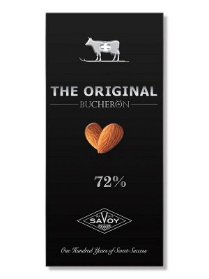 Шоколад Bucheron THE ORIGINAL горький с миндалем 90гр  картон