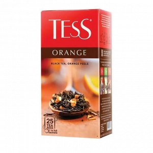 Чай Тесс Оранж 25пак  черн с аром. апельсина