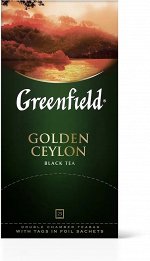 Чай Гринфилд 25пак  Голден Цейлон черн цейлонский