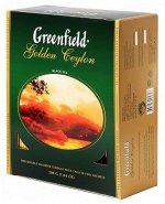 Чай Гринфилд 100пак  Голден Цейлон черн цейлонский