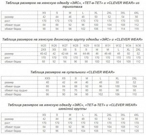 Размерная сетка