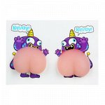 LASTIKS Антистресс мялка-наклейка, силикон, ПВХ, 7,5х10см, 8 дизайнов