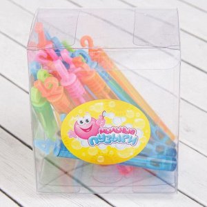 Funny toys Мыльные нелопающиеся пузыри «Цифры», Микс