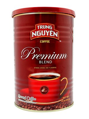 "Молотый кофе  фирмы «TrungNguyen»  «PremiumBlend»  425 грамм. "