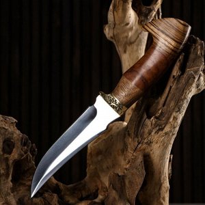 Нож охотничий Мастер К с гравировкой 27см