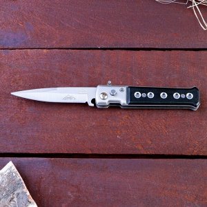Нож складной полуавтоматический "Ёрш", клинок 7см