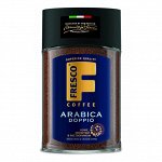 Кофе растворимый Fresco Arabika Doppio сублимированный с молотым, ст/б 100гр