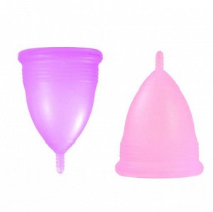 Набор менструальных чаш, фиолетовые, размер S