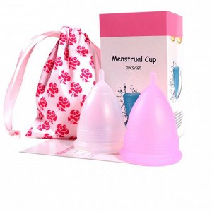 Набор менструальных чаш, фиолетовые, размер S