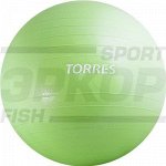 Мяч гимнастический Torres 55 см эласт ПВХ антивзрыв насос (х3)