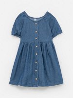 Платье джинсовое детское для девочек Loire синий