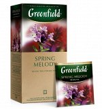 Черный чай в пакетиках Greenfield Spring Melody, 25 шт