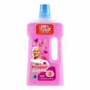 MR PROPER Моющая жидкость для полов и стен Розовые Мечты 1л