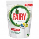 FAIRY All in 1 Средство для мытья посуды в капсулах д/автоматических посудомоечных машин Лимон 48шт