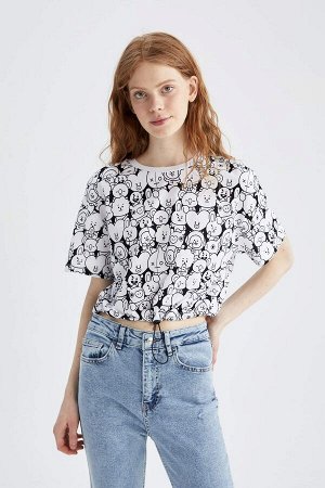 Футболка Cool BT21 Regular Fit с круглым вырезом и короткими рукавами