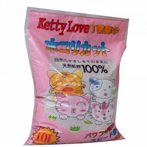 Наполнитель  "Ketty Love" 10л. (Мята), Комкующийся