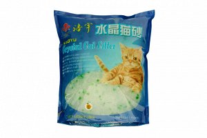 Силикагелевый нап-ль 8 л. "Яблоко" (3,6 кг)  "Crystal Cat Litter" Хит продаж!