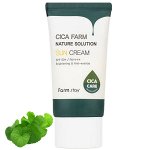 Солнцезащитный крем с центеллой азиатской FarmStay Cica Farm Nature Solution Sun Cream SPF50+ PA++++, 50гр