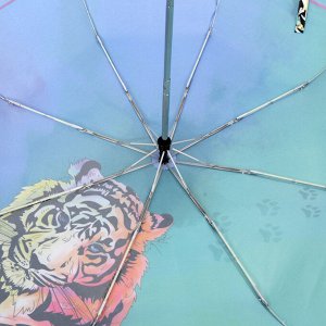 Зонт облегченный, "Тигр", 350гр, автомат, 102см, FABRETTI L-20269-11