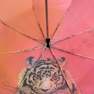 Зонт облегченный, "Тигр", 350гр, автомат, 102см, FABRETTI L-20269-6