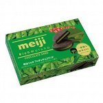 MEIJI Rich Biscuits - насыщенное темное печенье с начинкой