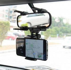 Автомобильный держатель для телефона на зеркало Universal Car Mirror Mount