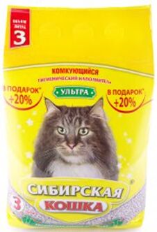 Сибирская кошка наполнитель 3л Ультра