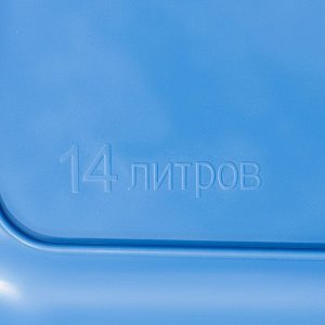 Таз прямоугольный, 14 л, 41,5x32x16 см, пластик, МИКС