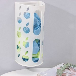 Корзина для пакетов Darel plastic «Яблоко», пластик, 16x13.5x37.5 см, МИКС