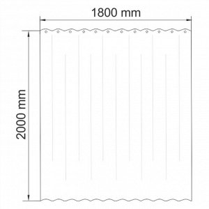 Шторка для ванной Vils SC-10101