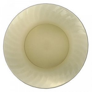 Тарелка обеденная 20,5см "Элика" дымчатое стекло арт.62102