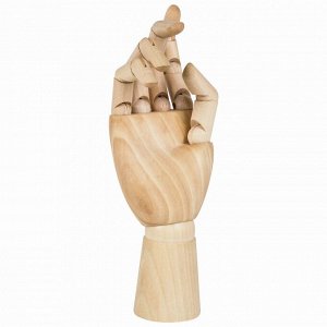 Модель деревянная художественная Манекен "Рука женская левая" 25 см