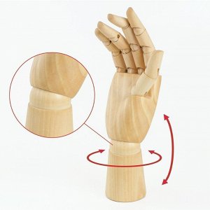 Модель деревянная художественная Манекен "Рука левая" 25 см